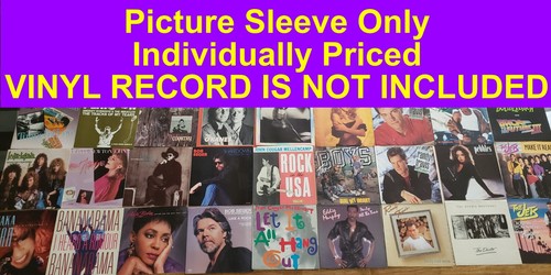 One empty picture sleeve - 7",
